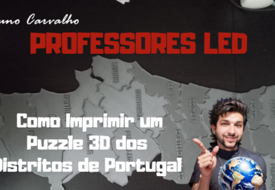Impressão 3D na Geografia: Puzzle dos Distritos de Portugal como Recurso Didático