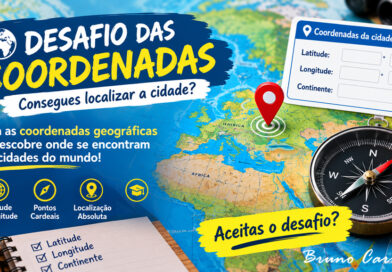 🌍 Jogo: DESAFIO DAS COORDENADAS